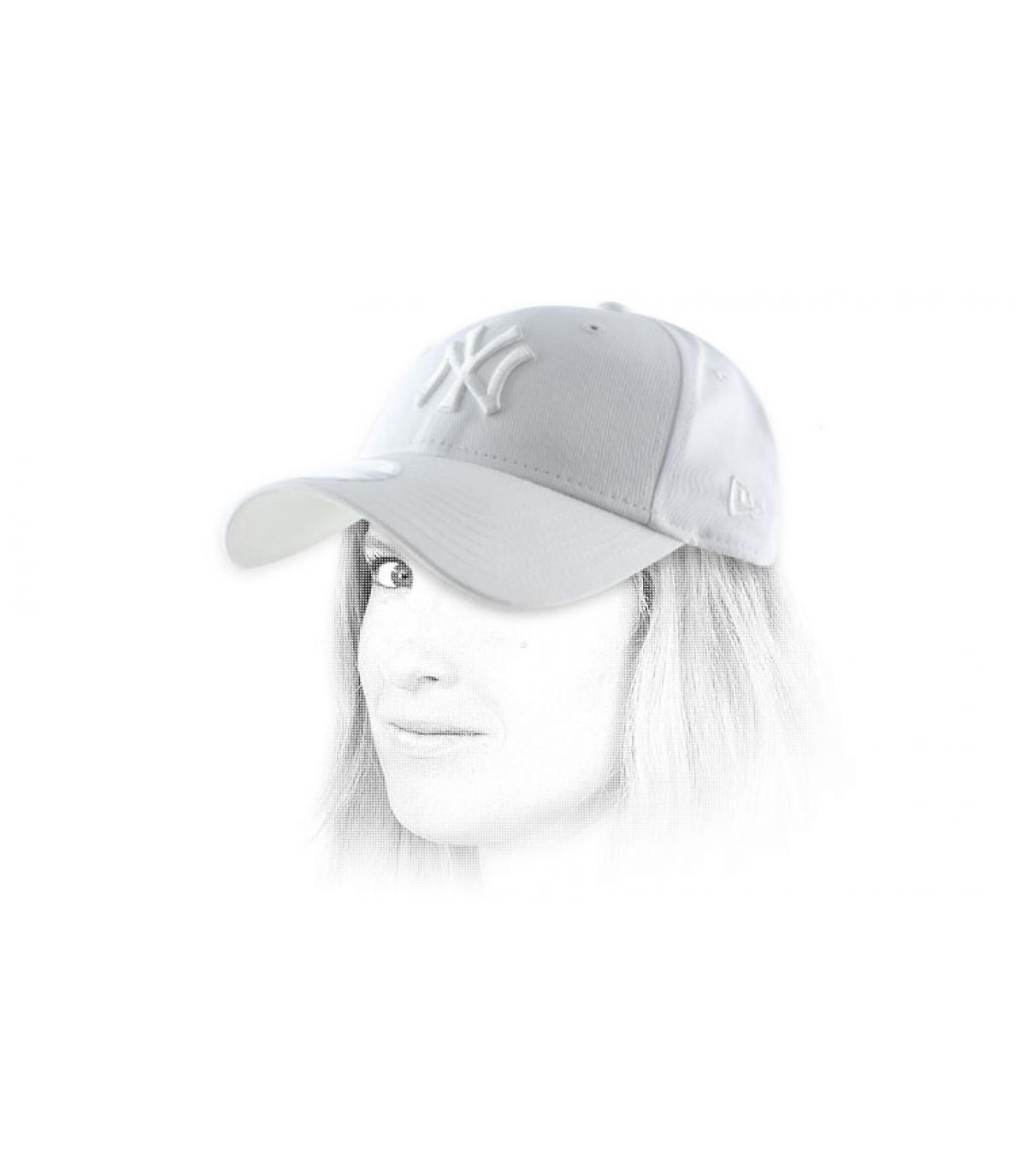 casquette femme NY blanche Casquette WMN Ess 940 NY optic white